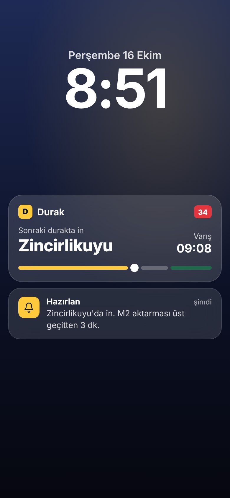 Kilit ekranı ekranı