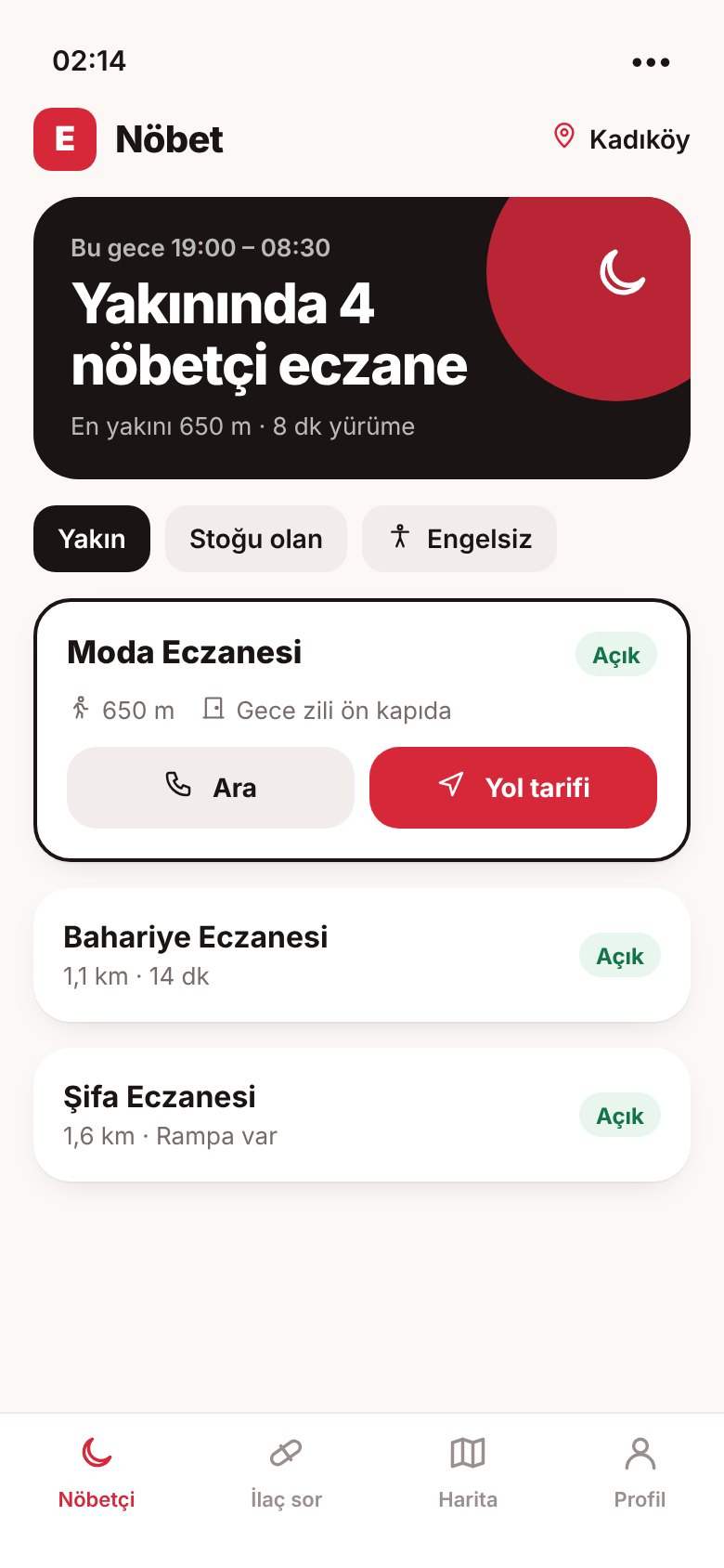Bu gece ekranı